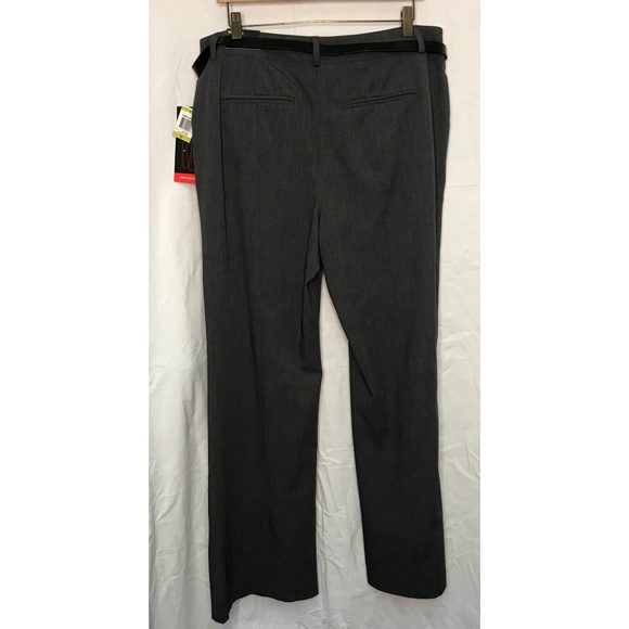 NWT Size 14 Macys Belted Stretch Trouser Pants - Picture 3 of 3